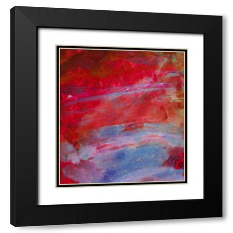 Sunset Opal Black Modern Wood Framed Art Print with Double Matting by Lavoie, Tina