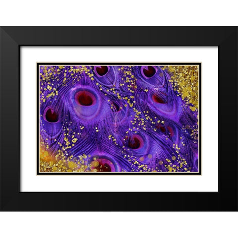 Buried Treasure III Black Modern Wood Framed Art Print with Double Matting by Lavoie, Tina