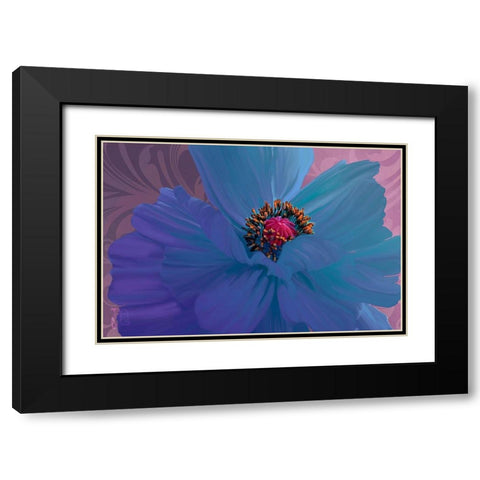 Afterglow Black Modern Wood Framed Art Print with Double Matting by Lavoie, Tina