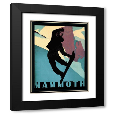 Mammoth Mountain Winter Sports I Black Modern Wood Framed Art Print with Double Matting by Lavoie, Tina