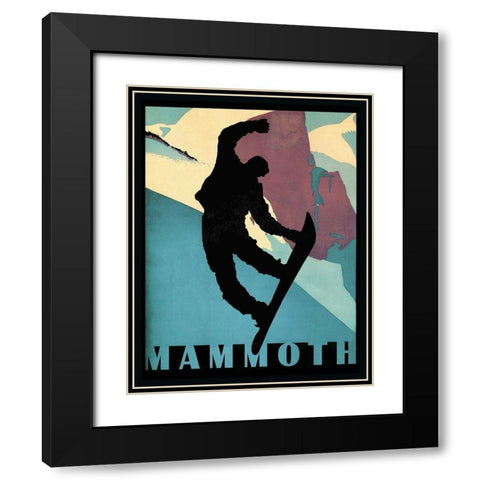 Mammoth Mountain Winter Sports II Black Modern Wood Framed Art Print with Double Matting by Lavoie, Tina