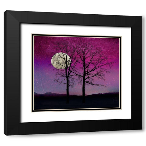 Solitude II Black Modern Wood Framed Art Print with Double Matting by Lavoie, Tina