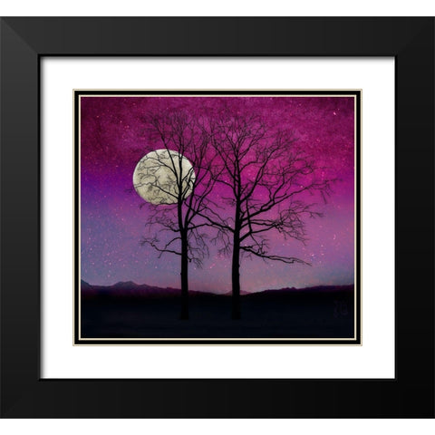Solitude II Black Modern Wood Framed Art Print with Double Matting by Lavoie, Tina