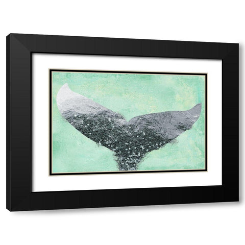 A Mermaids Tail I Black Modern Wood Framed Art Print with Double Matting by Lavoie, Tina