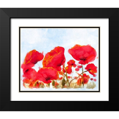 Field of Dreams Black Modern Wood Framed Art Print with Double Matting by Lavoie, Tina