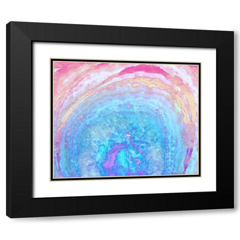 Into the ether Black Modern Wood Framed Art Print with Double Matting by Lavoie, Tina