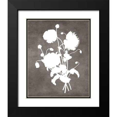 Spirit Poppy III Black Modern Wood Framed Art Print with Double Matting by Lavoie, Tina