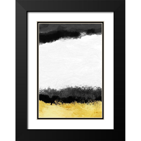 Halcyon II Black Modern Wood Framed Art Print with Double Matting by Lavoie, Tina