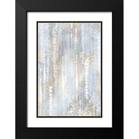Pastel Boho Abstract I Black Modern Wood Framed Art Print with Double Matting by Lavoie, Tina