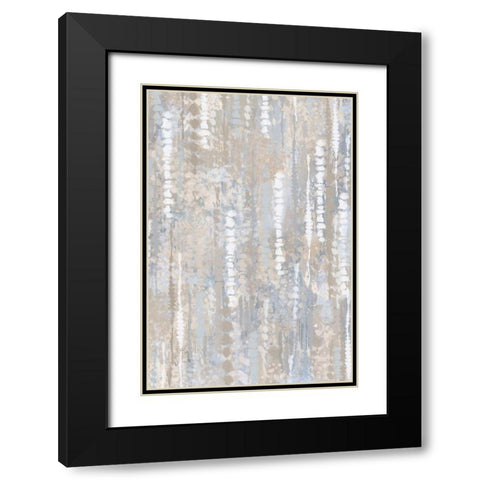 Pastel Boho Abstract II Black Modern Wood Framed Art Print with Double Matting by Lavoie, Tina