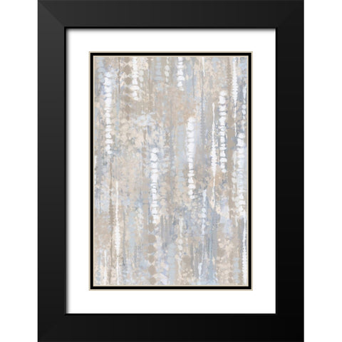 Pastel Boho Abstract II Black Modern Wood Framed Art Print with Double Matting by Lavoie, Tina