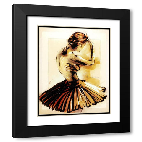 Shallow Hall Black Modern Wood Framed Art Print with Double Matting by TMBorenstein