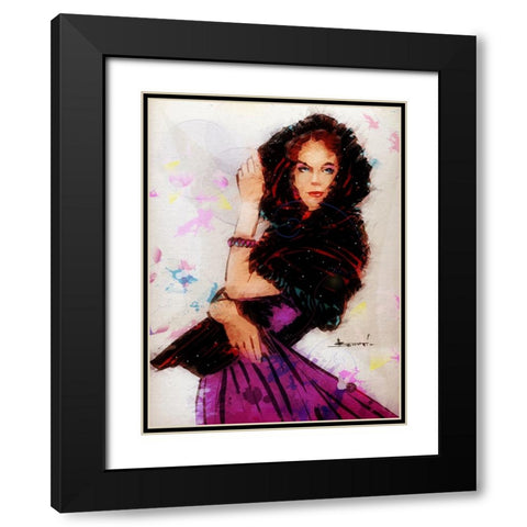 Something In The Way Black Modern Wood Framed Art Print with Double Matting by TMBorenstein