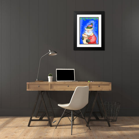 Making A List Black Modern Wood Framed Art Print with Double Matting by Wade, Valarie