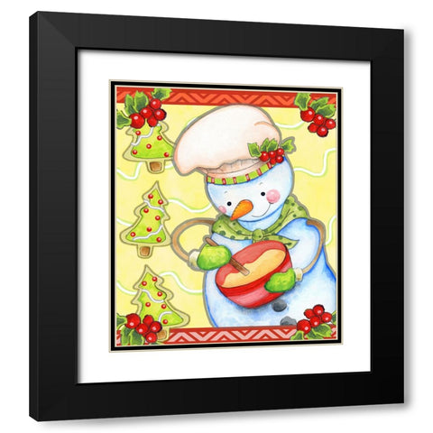 Mixing Up Magic Black Modern Wood Framed Art Print with Double Matting by Wade, Valarie