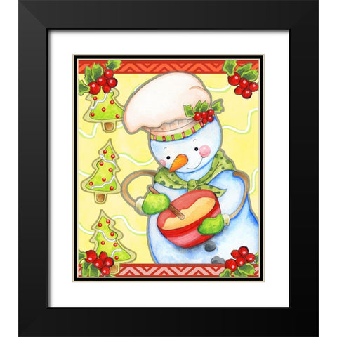 Mixing Up Magic Black Modern Wood Framed Art Print with Double Matting by Wade, Valarie