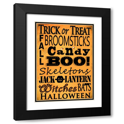Spirited Sayings Black Modern Wood Framed Art Print with Double Matting by Wade, Valarie