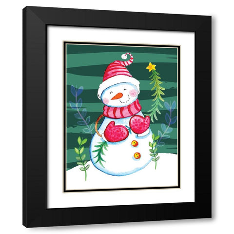 Perfect Tree Black Modern Wood Framed Art Print with Double Matting by Wade, Valarie