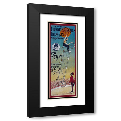 Bike 29 Black Modern Wood Framed Art Print with Double Matting by Vintage Apple Collection