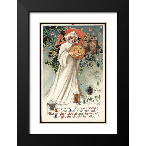 Hallow 10.tif Black Modern Wood Framed Art Print with Double Matting by Vintage Apple Collection