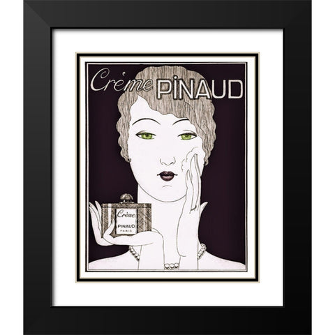 Pinaud Black Modern Wood Framed Art Print with Double Matting by Vintage Apple Collection