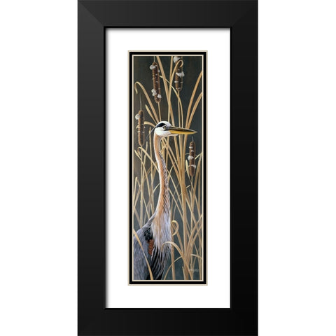 Standing Tall Black Modern Wood Framed Art Print with Double Matting by Goebel, Wilhelm