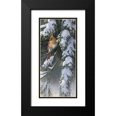 Winter Light 2 Black Modern Wood Framed Art Print with Double Matting by Goebel, Wilhelm