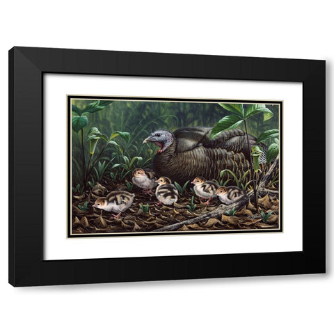 Fruits Of Labor Black Modern Wood Framed Art Print with Double Matting by Goebel, Wilhelm