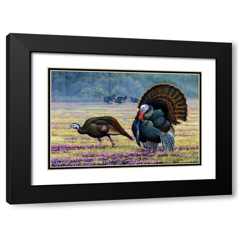Commanding Attention Black Modern Wood Framed Art Print with Double Matting by Goebel, Wilhelm