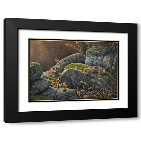 Eye On The Prize Black Modern Wood Framed Art Print with Double Matting by Goebel, Wilhelm