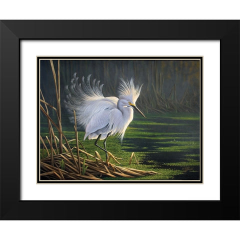 Wg9250710013 Black Modern Wood Framed Art Print with Double Matting by Goebel, Wilhelm