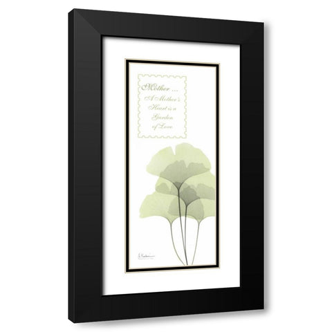 Ginkgo - Mother Black Modern Wood Framed Art Print with Double Matting by Koetsier, Albert