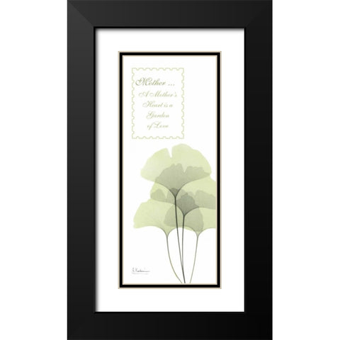 Ginkgo - Mother Black Modern Wood Framed Art Print with Double Matting by Koetsier, Albert