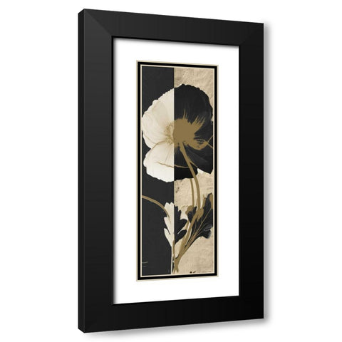 Iceland Poppy Black Modern Wood Framed Art Print with Double Matting by Koetsier, Albert