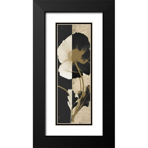 Iceland Poppy Black Modern Wood Framed Art Print with Double Matting by Koetsier, Albert