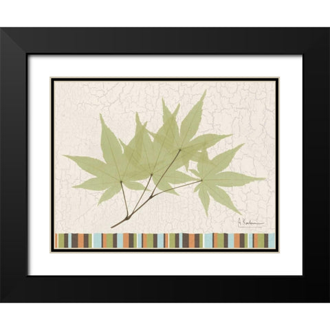 Trimmed Maple Black Modern Wood Framed Art Print with Double Matting by Koetsier, Albert