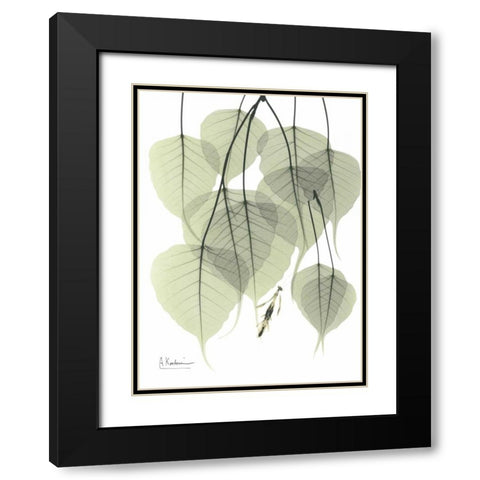 Bo Tree_L264 Black Modern Wood Framed Art Print with Double Matting by Koetsier, Albert