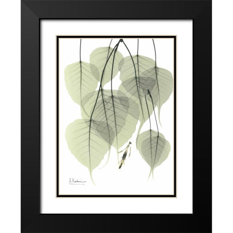 Bo Tree_L264 Black Modern Wood Framed Art Print with Double Matting by Koetsier, Albert