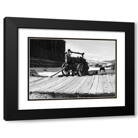 The Bodi Kid Black Modern Wood Framed Art Print with Double Matting by Koetsier, Albert