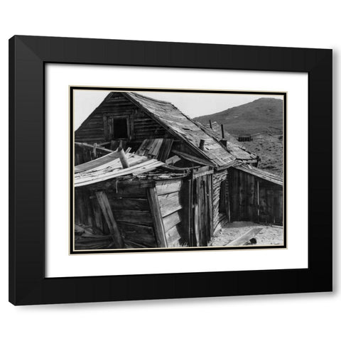 Dilapidated Bodi Black Modern Wood Framed Art Print with Double Matting by Koetsier, Albert