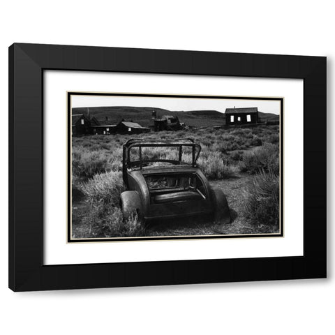 Bodi Car Trunk Black Modern Wood Framed Art Print with Double Matting by Koetsier, Albert