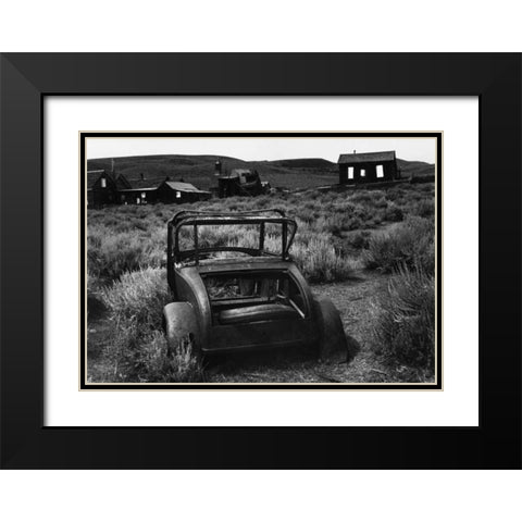 Bodi Car Trunk Black Modern Wood Framed Art Print with Double Matting by Koetsier, Albert