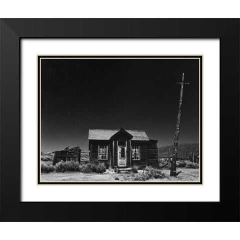 Bodi Outhouse Black Modern Wood Framed Art Print with Double Matting by Koetsier, Albert