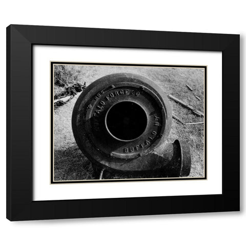 Buffalo Forge Black Modern Wood Framed Art Print with Double Matting by Koetsier, Albert