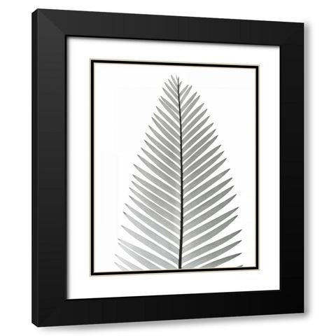 Tropical Fern 2 Black Modern Wood Framed Art Print with Double Matting by Koetsier, Albert