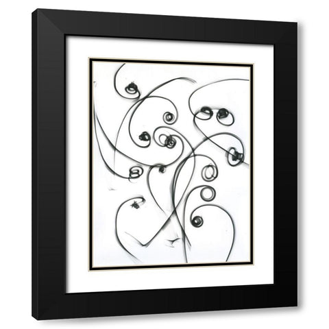 Clausewitch Center Of Gravity Black Modern Wood Framed Art Print with Double Matting by Koetsier, Albert