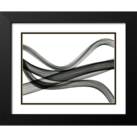 Tentacle Life Black Modern Wood Framed Art Print with Double Matting by Koetsier, Albert