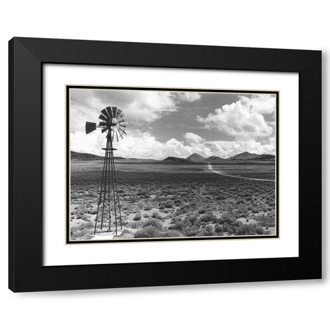 Field Of Winds 1 Black Modern Wood Framed Art Print with Double Matting by Koetsier, Albert