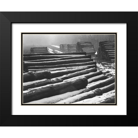 Forever Stairs Black Modern Wood Framed Art Print with Double Matting by Koetsier, Albert