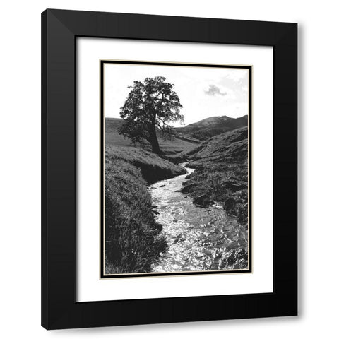 Stream Forward Black Modern Wood Framed Art Print with Double Matting by Koetsier, Albert